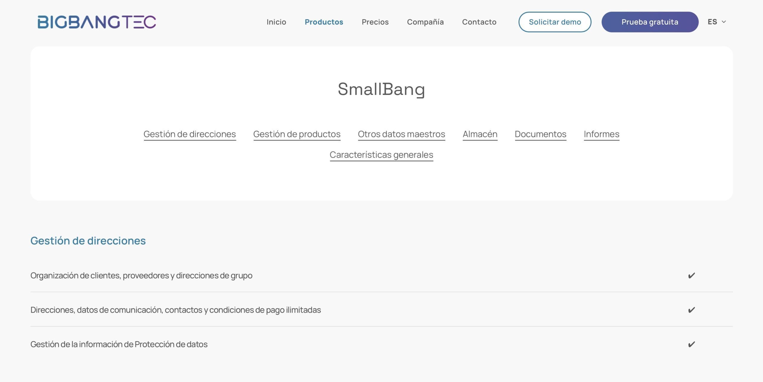 BigBangTec app