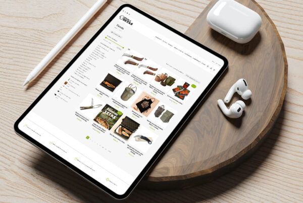 Cestas y setas Ecommerce