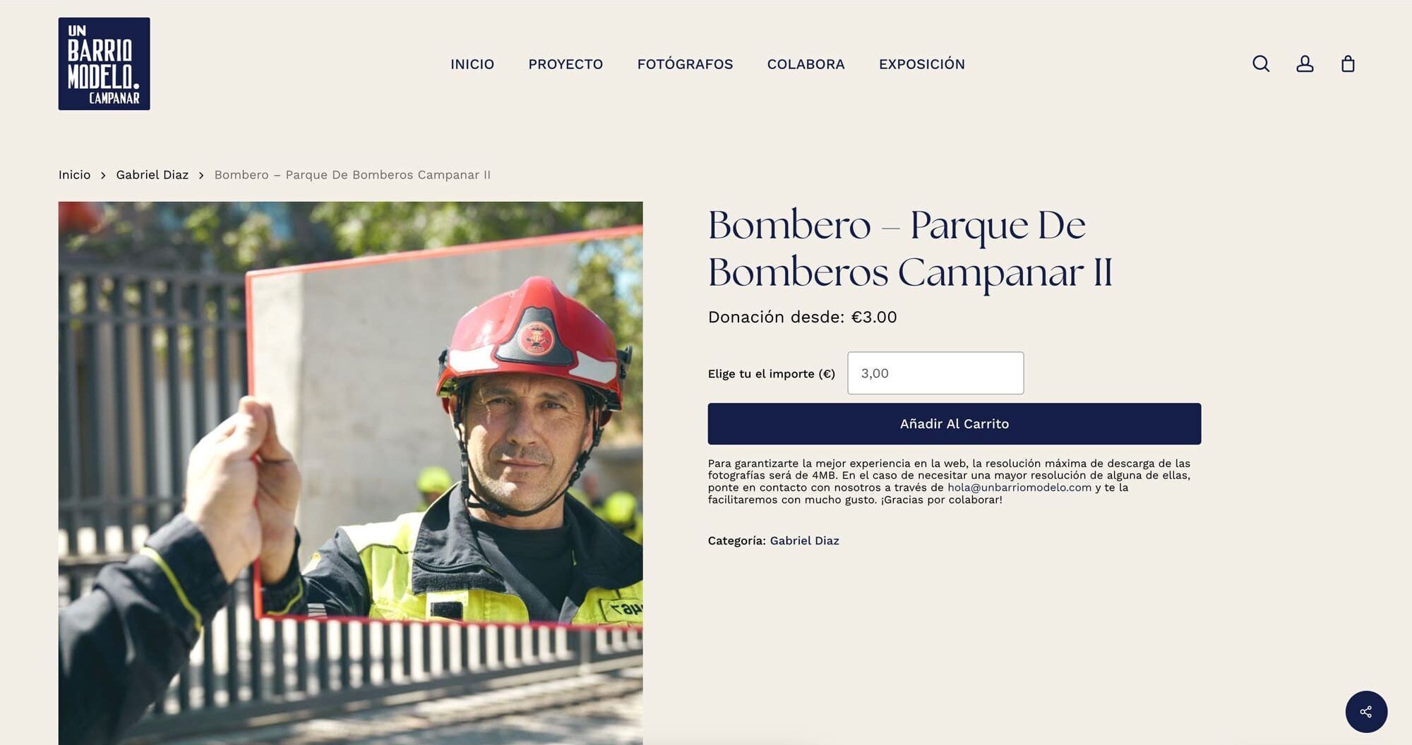 Un barrio modelo página web