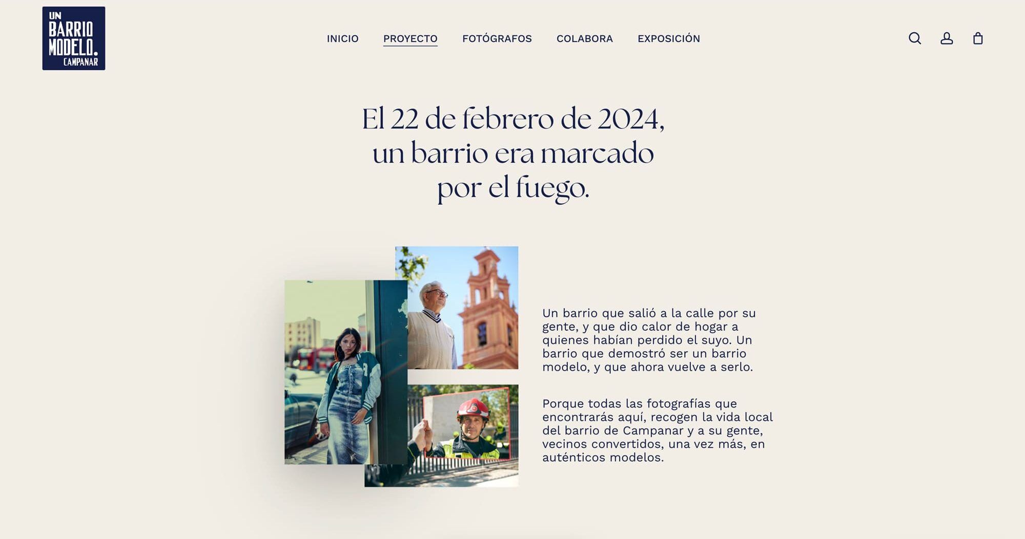 Un barrio modelo página web