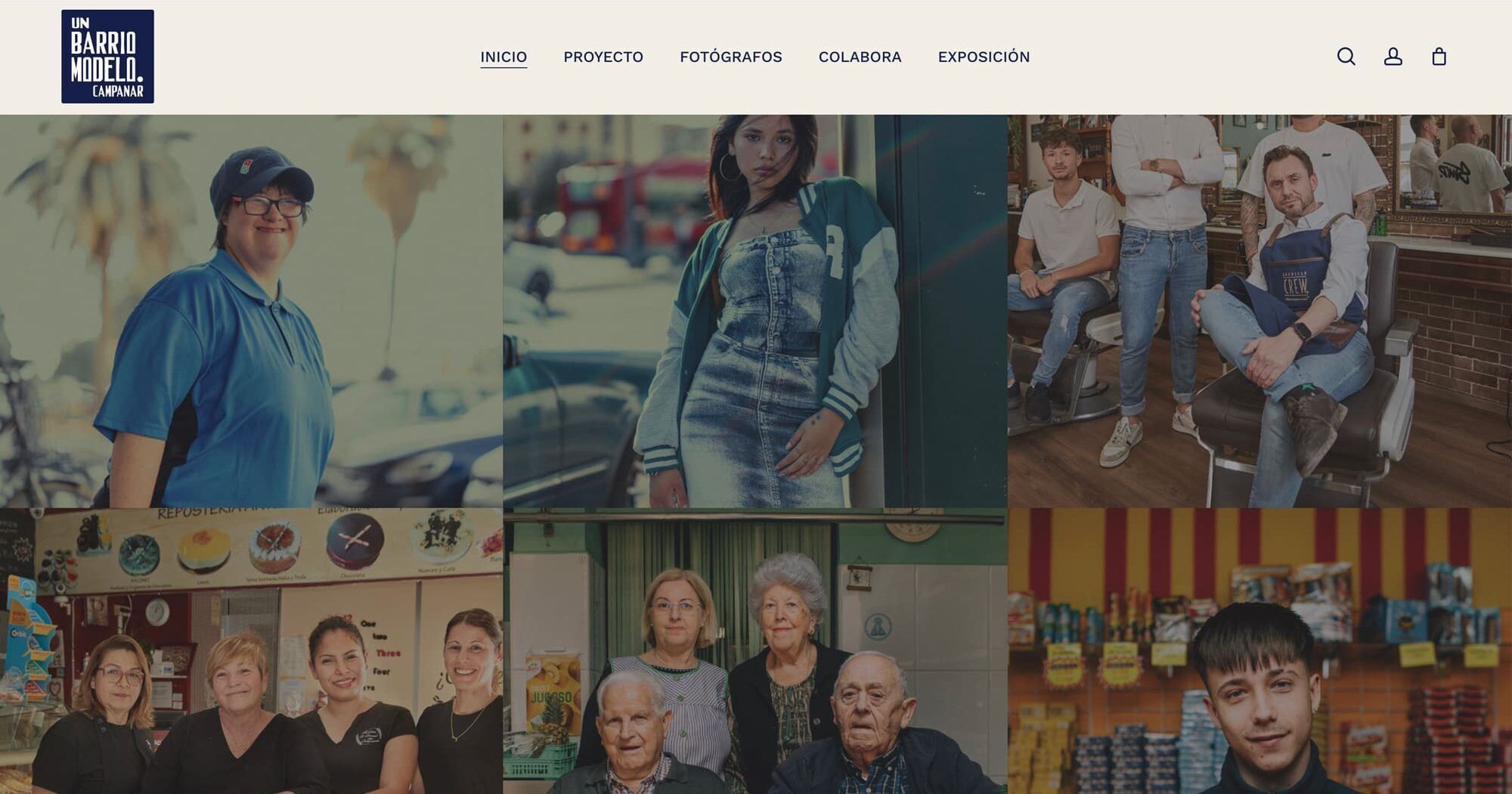 Un barrio modelo página web