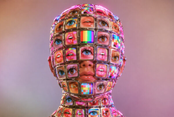 Imagen conceptual sobre inteligencia artificial, diseño y branding